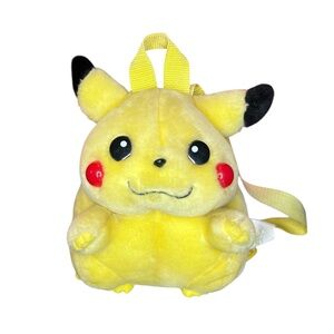 Vintage Nintendo Pokemon Pikachu Plush Mini Novelty Backpack